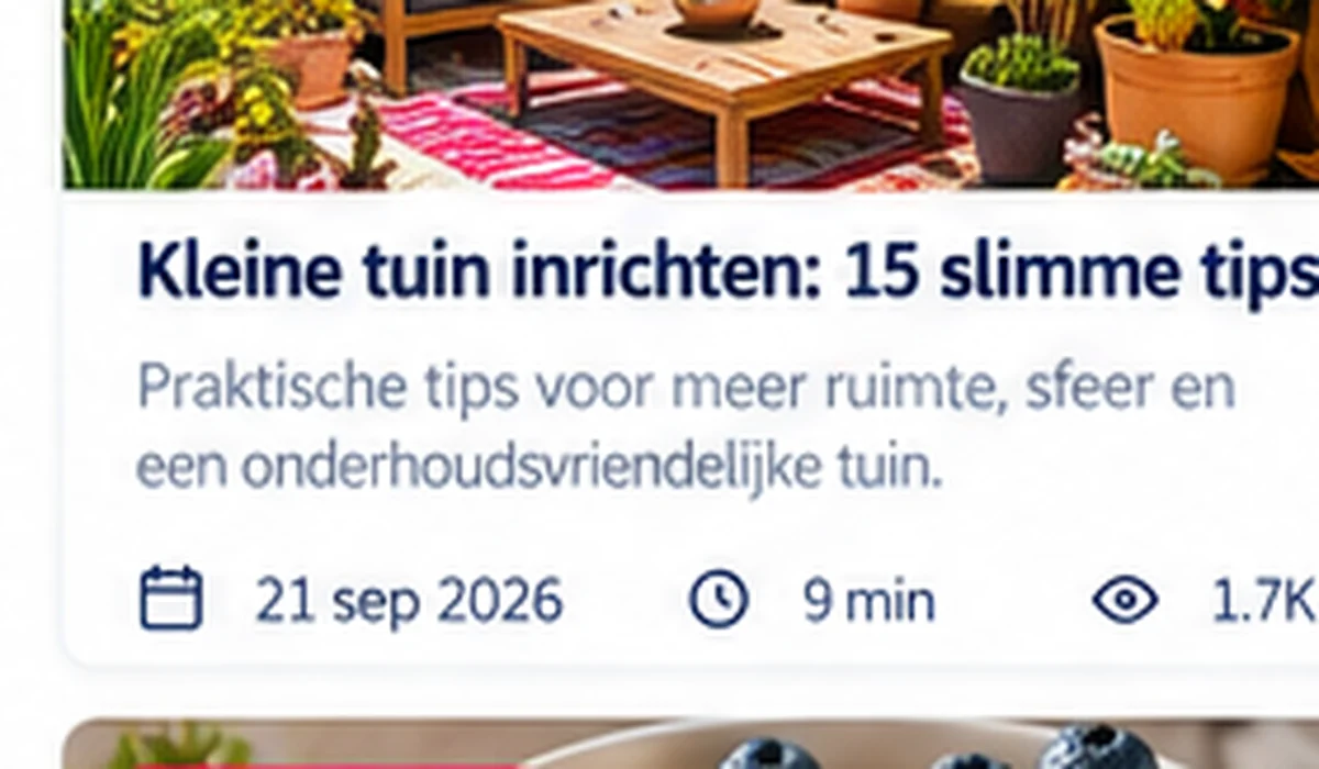 Meer privacy in een kleine tuin: 15 groene en praktische oplossingen