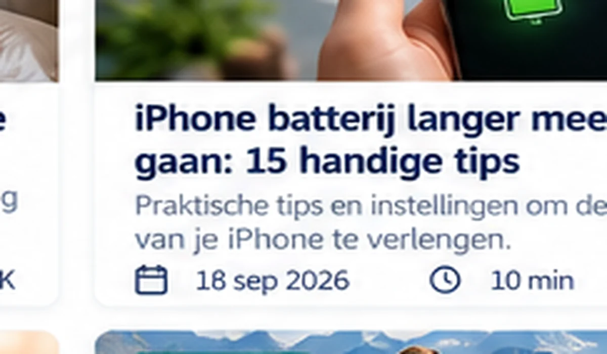 Smartphone batterij besparen: 16 instellingen voor Android en iPhone